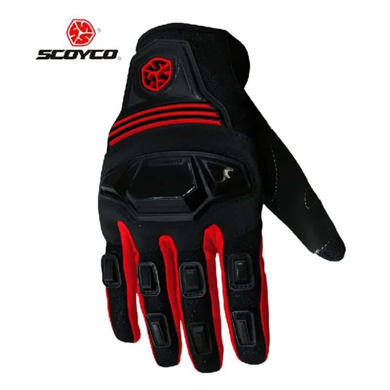 

Scoyco MC24 Anti-slip Motorcycle PVC Full Finger Gloves Protective Gear Motocross Auto Racing Outdoor Sportswear Clothing