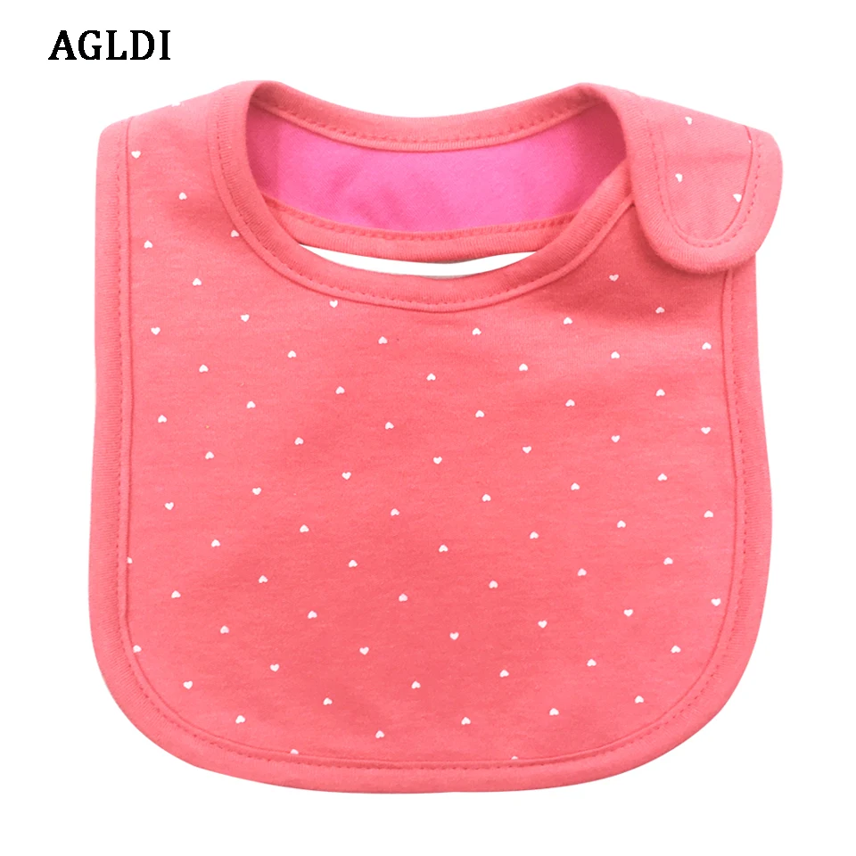 

0-3 years baby Bibs bib Infant Saliva Towels Red +White dot Wear Burp Cloths Baby Girl Feeding Bibs waterproof bibs