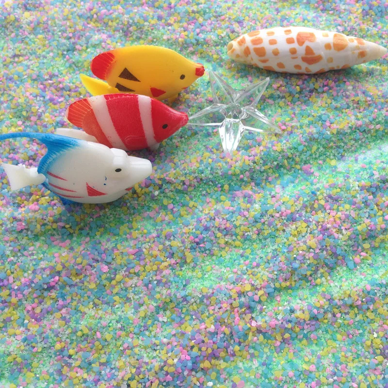 

Multicolor Coarse Sand Micro Landscaping Decoration Plastic Craft Sand Table DIY Accessories