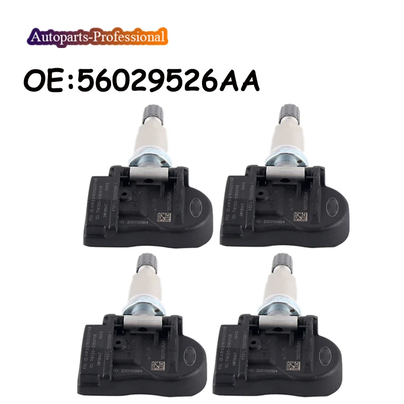 

4 Pcs/lot Car For Chrysler Jeep Dodge Tire Pressure Monitoring Sensor TPMS Sensor 56029526AA 315MHz Auto Parts