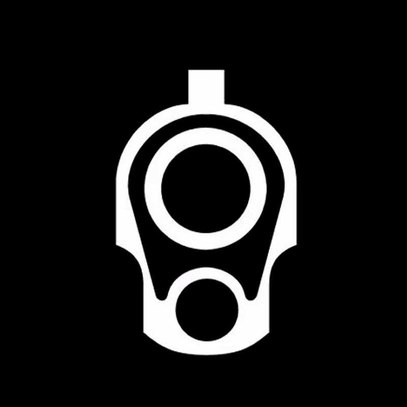 1911 .45 Barrel Pistol Ammo Window Decal Truck Stickerin Car Stickers