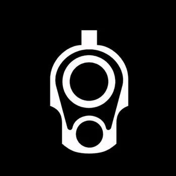 

1911 .45 Barrel Pistol Ammo Window Decal Truck Sticker