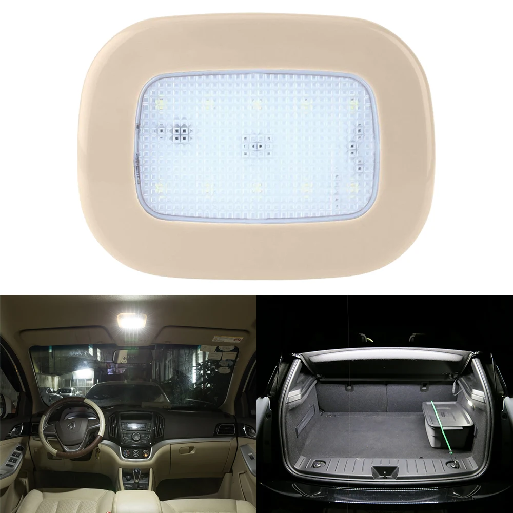 

Lonleap Car Reading Light Movable USB Rechargeable Auto Trunk light LED Light White & Blue Colors Car Styling 1 Peice