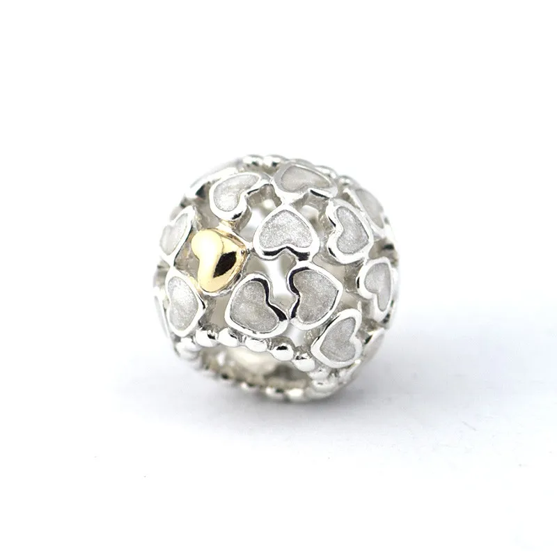 

Authentic 925 Sterling Silver Beads Abundance of Love Enamel Charms for DIY Charms Bracelet Fine Jewelry Making Berloque