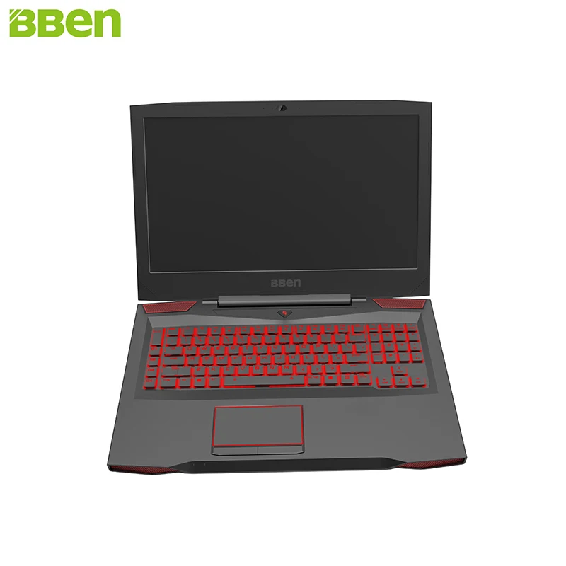 Ноутбук BBEN G17, игровой компьютер, 32 ГБ ОЗУ, 256 Гб SSD, 1T HDD, Intel i7 7700HQ, GDDR5, NVIDIA GTX1060, Windows 10, RGB механическая клавиатура