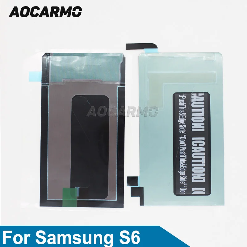 

Aocarmo LCD Back Adhesive Sticker Film For Samsung Galaxy S6 S6Edge