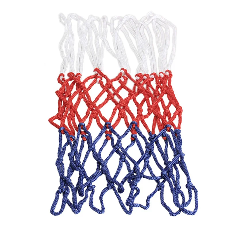 Buy Thick 5mm Red White Blue Basketball Net Nylon Hoop