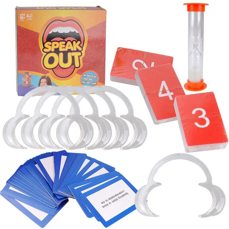 

200 pcs Speak Out Board Game Interaction Card Game Big Mouth Toys Party Table Game Family Gathering Toy For Adult Party