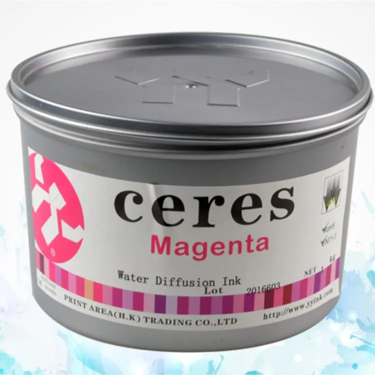 

Screen Printing Water Diffusion Ink,Red 1 kg