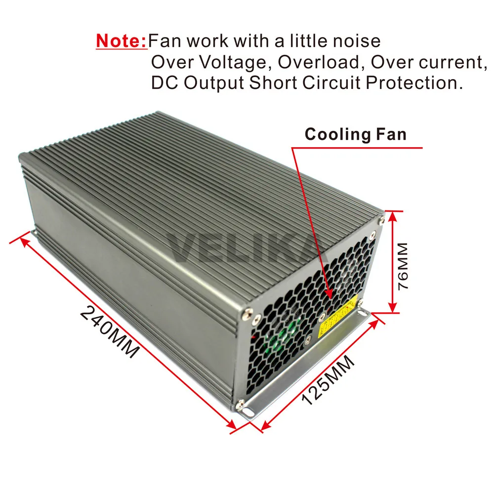 Универсальный DC24V DC36V DC42V DC48V DC55V DC60V DC70V DC80V DC90V 1500 W Переключатель источник питания Трансформатор 110 V 220 V AC-DC USP