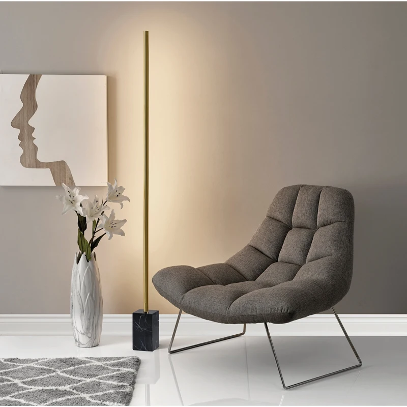 Скандинавский креативный мраморный напольный светильник для гостиной, роскошный постсовременный светильник для спальни, художественный торшер mx5311603