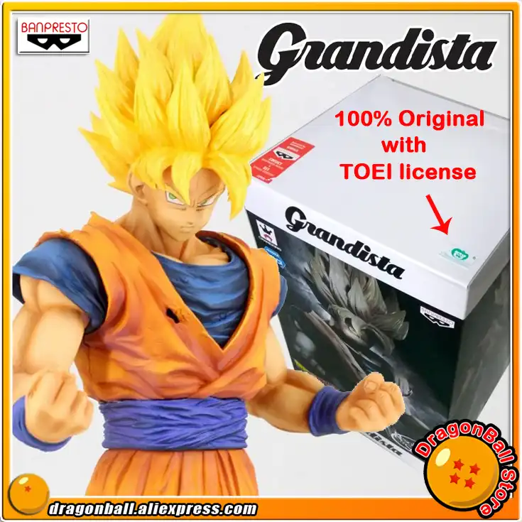 banpresto dragon ball z grandista resolution of soldiers son goku action figure