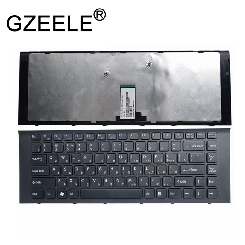 

GZEELE NEW FOR SONY VAIO VPCEG VPC EG VPC-EG EG16 EG18 VPC-EG15FX VPCEG15FX VPCEG15FX/B EG16EC EG23YC RU russian keyboard black