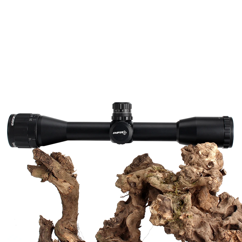 SNIPER LT 4X32 AOL 1 inch Full Size Tactical Optical Sight Illuminate Mil-Dot RifleScope Locking Resetting Hunting Rifle Scope (10)