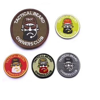 

Ten piece a lot 3D Embroidery patch Loop And Hook Bearded brother armband The new Jedi order STARWARS embroidery patches