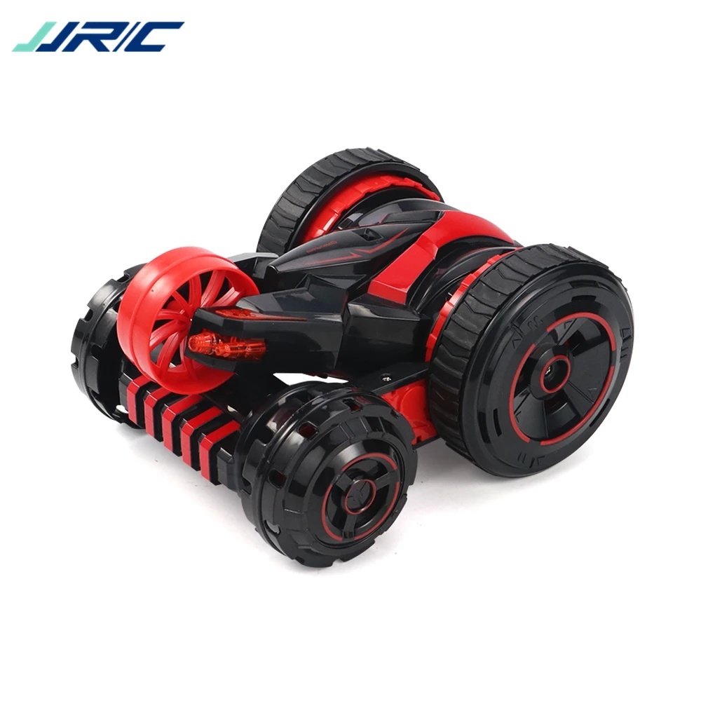 JJRC Q49 трюк автомобиль ACRO один ключ деформация Флип 360 градусов вращающийся пятиколесный автомобиль игрушки светодиодный светильник RC скалолазание машины для детей