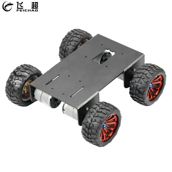 

4WD RC Smart Car Chassis with 72mm Diameter ABS Wheel DIY 4 Wheel Robot for DIY Maker Eduational Teaching Kit