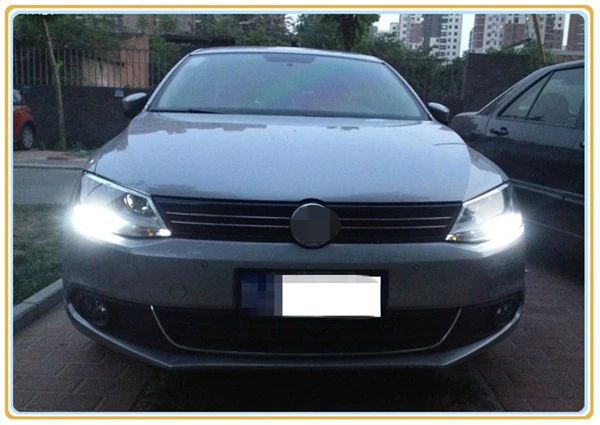 2x1156 P21W светодиодный ные Сменные лампы для VW Jetta MK6 Scirocco Sharan дневных ходовых огней