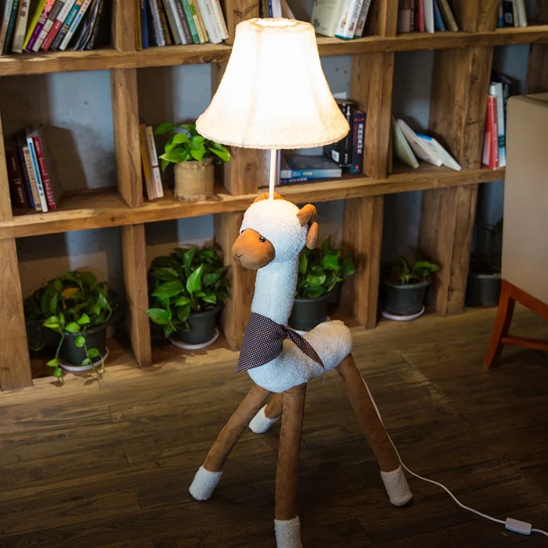 Kids' Lamp For Living Room Decoration Lighting Fabric Carton Animal