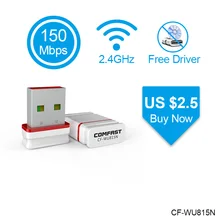 802.11b/g/n USB WiFi адаптер 150 Мбит/с мини Wi-Fi адаптер ПК сетевая карта Wi-Fi ключ plug& play 2,4G USB Ethernet WiFi приемник