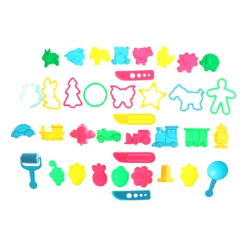 

36pcs Play Dough Plasticine Mold Tools Set Kit Sand Begin Kids Baby Ability Playdough Polymer Clay Beach Toy Traning Toy