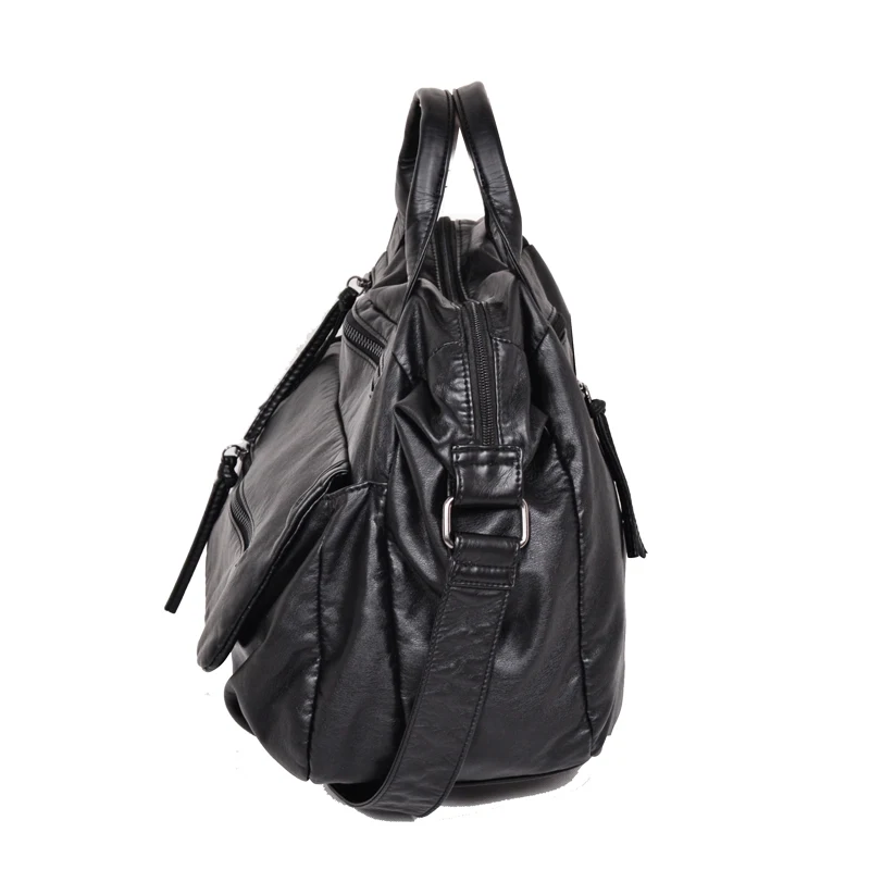  2019 top-handle ladies casual Hobo Women Messenger Bags Cross body Soft PU Leather Shoulder Bag Fem - 32885988130