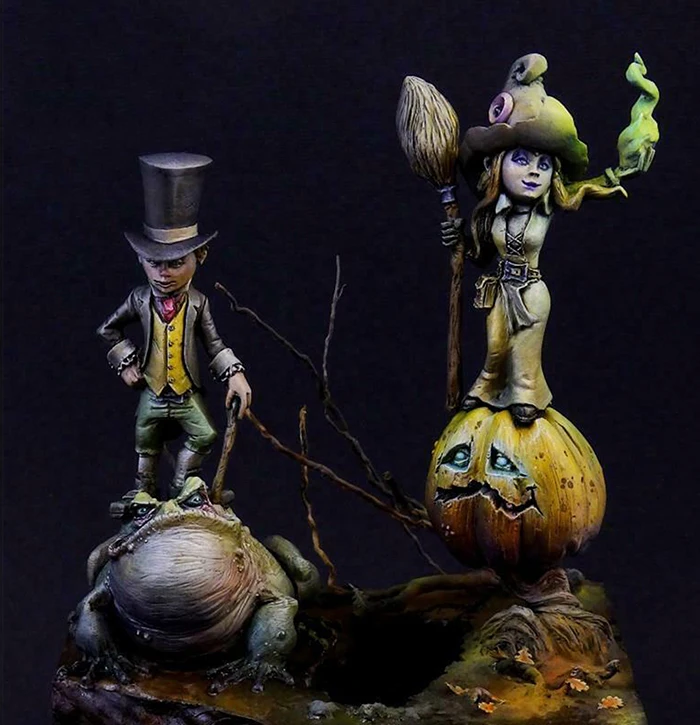 1/18 90MM Knightmare  ancient  MAN AND WOMAN    Resin Model Miniature gk Unassembly Unpainted