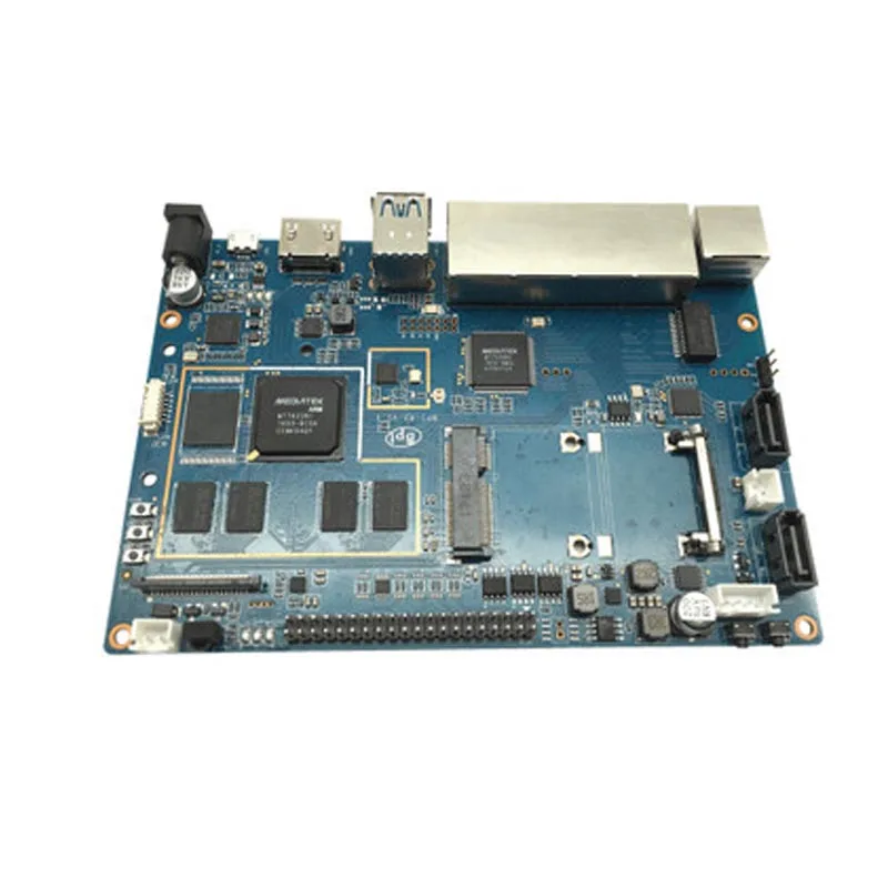 Banana Pi R2 BPI Quad Core 2 Гб Оперативная память с жесткими дисками SATA Wi Fi Bluetooth 8 памяти на