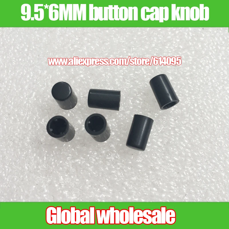 

10pcs cylindrical button switch button cap / 9.5*6.0mm tact switch button cap hole 3.2mm