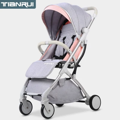 Baby stroller High landscape stroller Can sit and lay ultra light portable folding stroller baby se