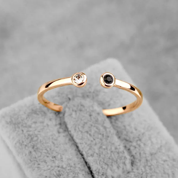Новая распродажа Брендовое кольцо с австрийскими кристаллами, медное Золотое кольцо для женщин, кольцо с отверстиями# RA11542Rose
