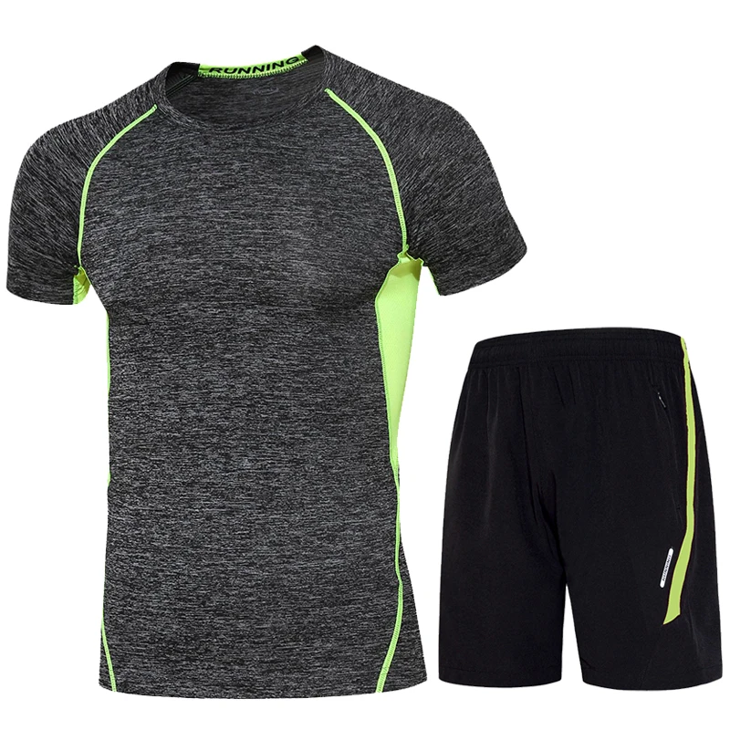 

Running T-shirt fitness clothing short-sleeved tight-fitting bottoming shirt