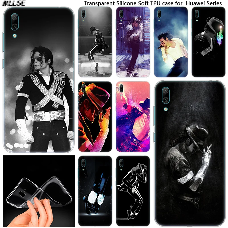Силиконовый чехол Forever Michael Jackson для Huawei Mate 10 20 Lite Pro Enjoy 8 9E Y6 Y5 2017 Y7 Y9 2019 2018 Модный