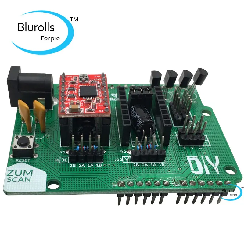 Blurolls Ciclop 3D плата сканера Плата расширения ZUM драйвера DIY с аксессуарами A4988|ciclop
