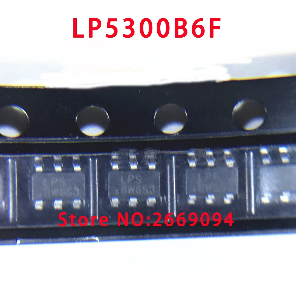 

LP5300B6F LP5300 SC-70-6 Marking code：LPS Overcurrent and overvoltage protection chip SOT23-6