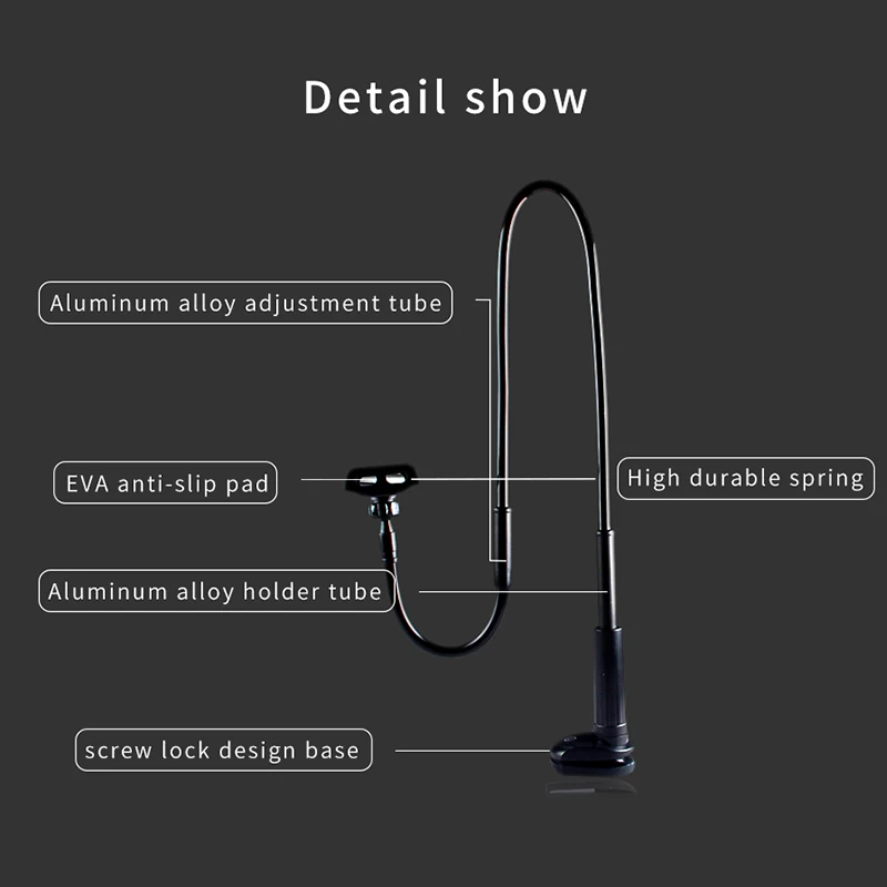 LINGCHEN Universal Stand Holder For Tablet Flexible Mount Holder For iPad With Long Arms Adjust Sta