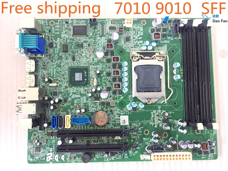 Для DELL Optiplex 7010 SFF 9010 Q77 настольная материнская плата WR7PY GXM1W WDRVH 51FJ8 100%