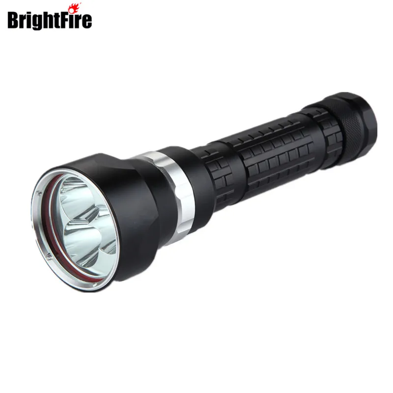 

2400 Lumens High Power Diving Flashlight 3pcs XM-L LED Diving Light 80M Waterproof Dive Torch