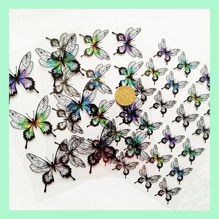 

New 1pcs Six-winged butterfly transparent material With use of epoxy Mold Making Mould Jewelry Tool filling for DIY jewelry