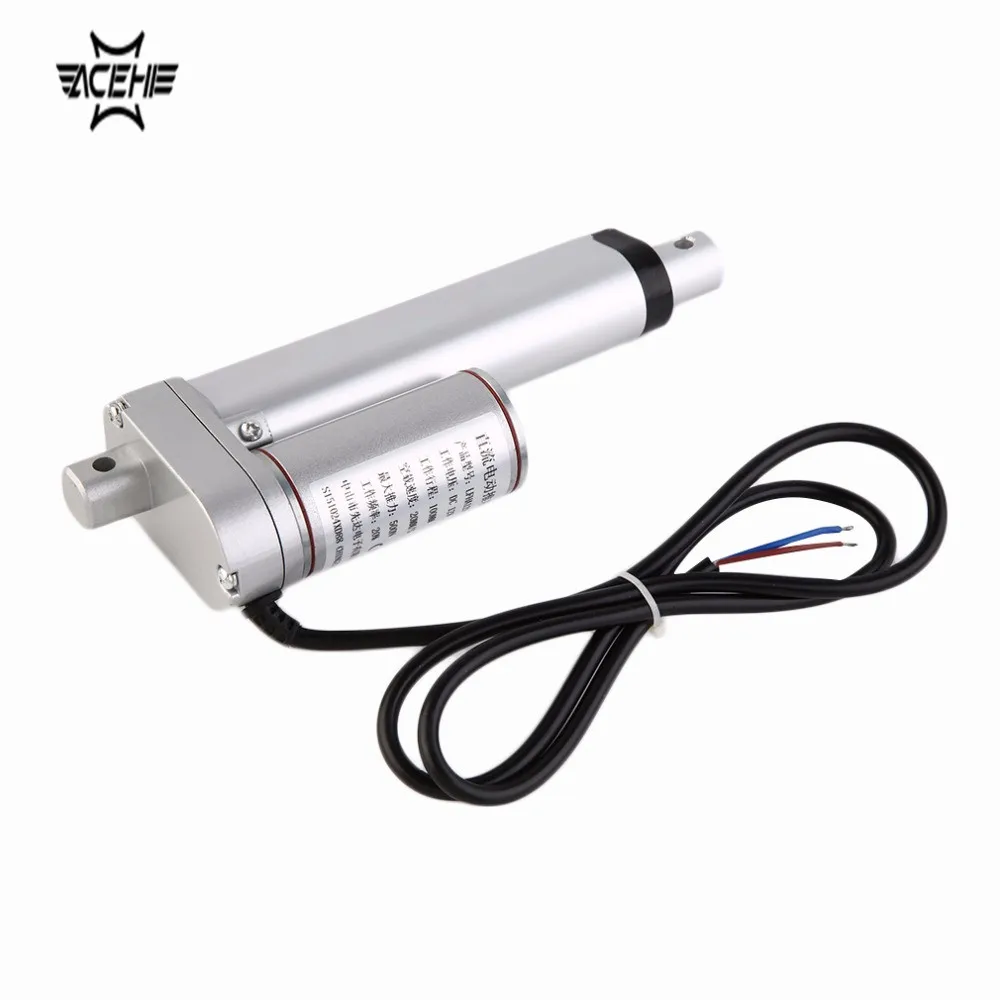 

Multi-funzione Attuatore Lineare Del Motore a corrente continua 12 V 100mm Corsa Heavy Duty 500N 100 MM stroke elettrico asta te