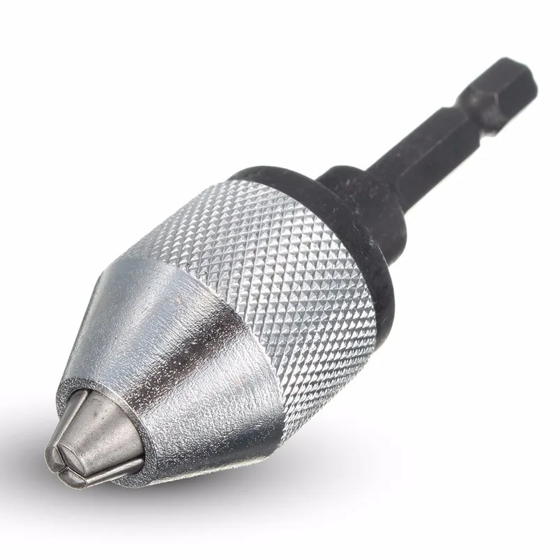 Mini Electric Grinder Quick Change Drill Chuck 6.35mm Hex Shank Universal Drill Bit Converter