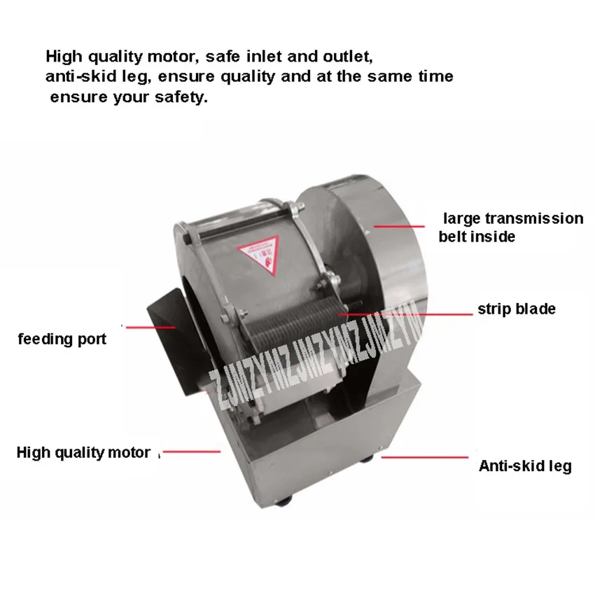 5-6 кг/мин Электрическая пищевая овощерезка резак слайсер капуста Чили картофель лук ломтик/полоса резки 220 модель
