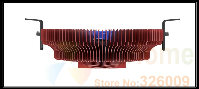 Ультратонкая 28 мм высота для HTPC 1U 2U вентилятор 8 см охлаждение Intel LGA775 115x AMD all кулер
