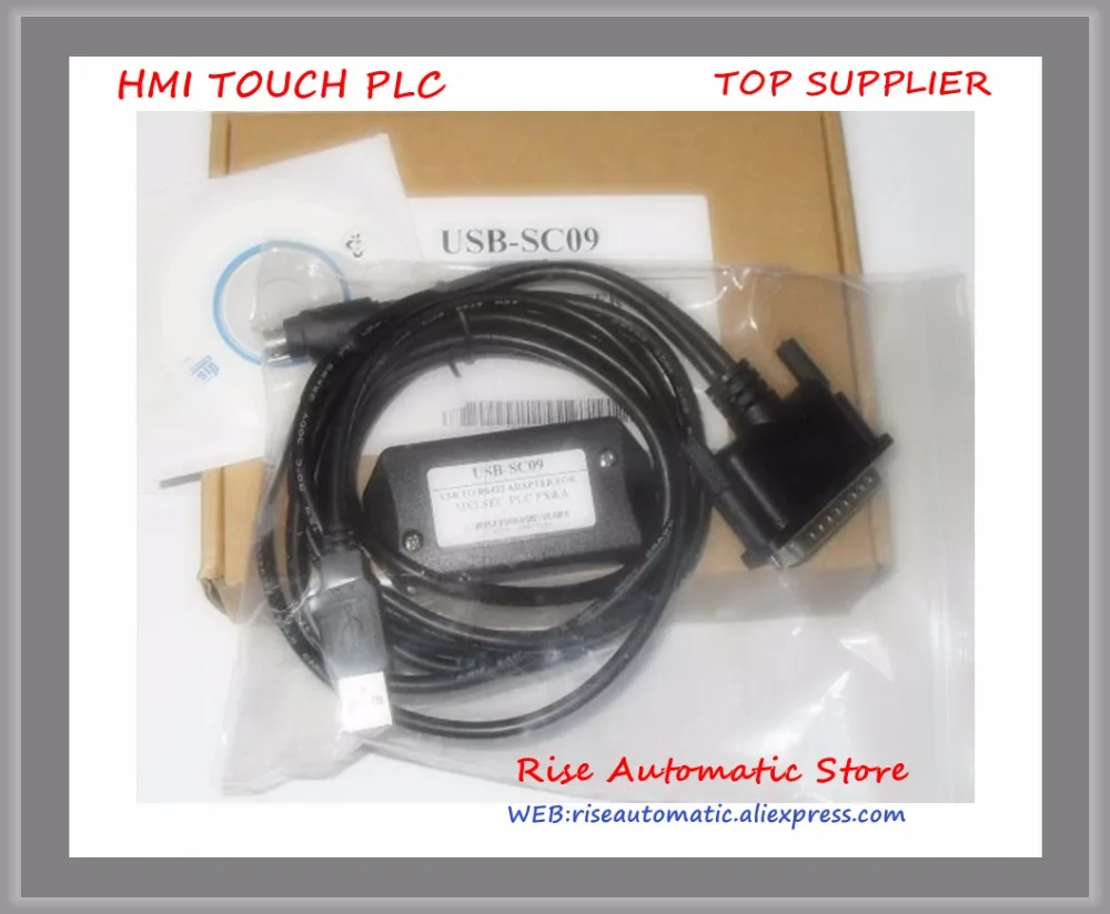 programming cable USB-SC09 RS422 PLC for FX and A series USBSC09 USB SC09 USB-sc09-FX New in box with indicator support Win98/20 programming cable USB-SC09 RS422 PLC for FX and A series USBSC09 USB SC09 USB-sc09-FX New in box with indicator support Win98/20