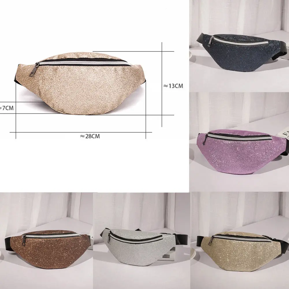 

2018 Summer New Style Fashion Women Waist Fanny Pack Holiday money Belt Wallet Mini Bum Travel Bag Pouch 2018