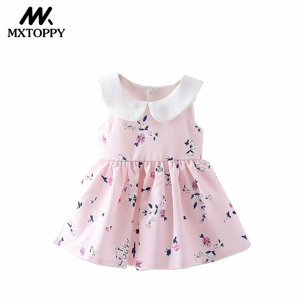 Baby Girls Clothes New Folk Custom Style Baby Dress Summer Sleeveless
