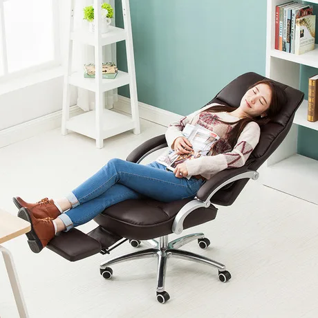 Office Chairs Office Furniture Commercial Furniture leather lifting can lie down chairs 360 rotation functional whole sale 2017