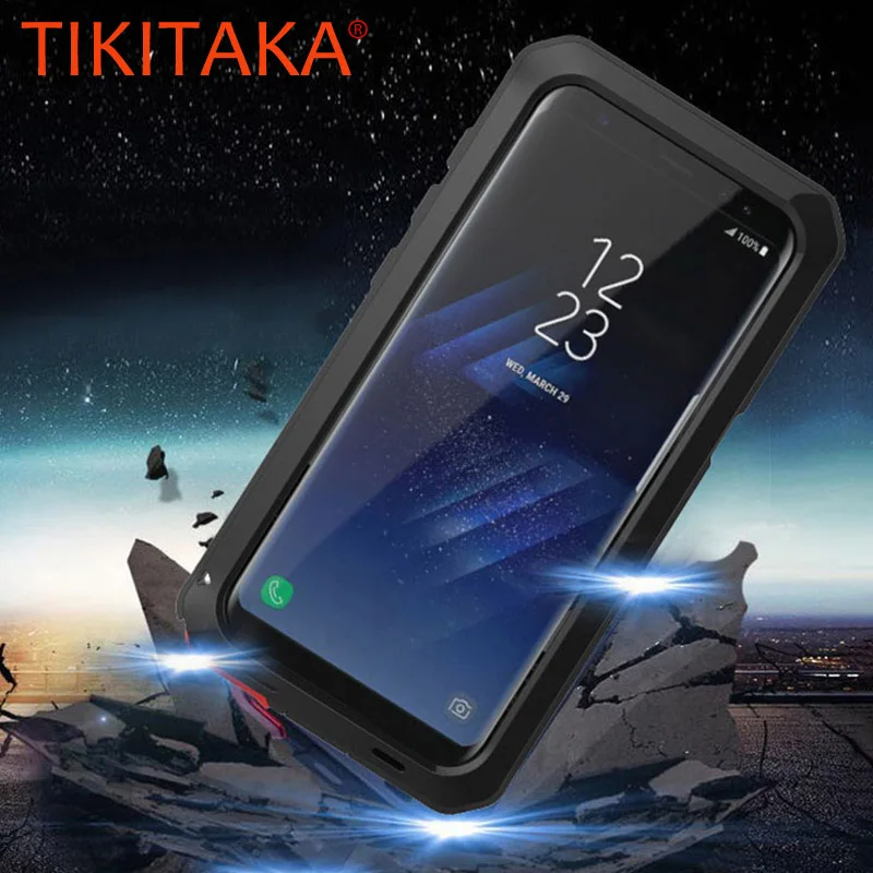 

Anti Shock Hybrid Tough Heavy Metal Shockproof Armor Case For Samsung Galaxy S9 S8 Plus S7 S6 Edge S5 Note 8 5 Protective Cover