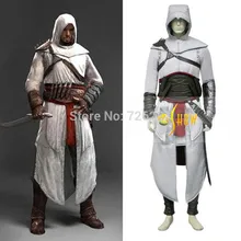 Anime juego de Roles Traje de Assassin creed Altair Ibn-la tenía Completo Cosplay Disfraces Traje Para Los Hombres y mujeres