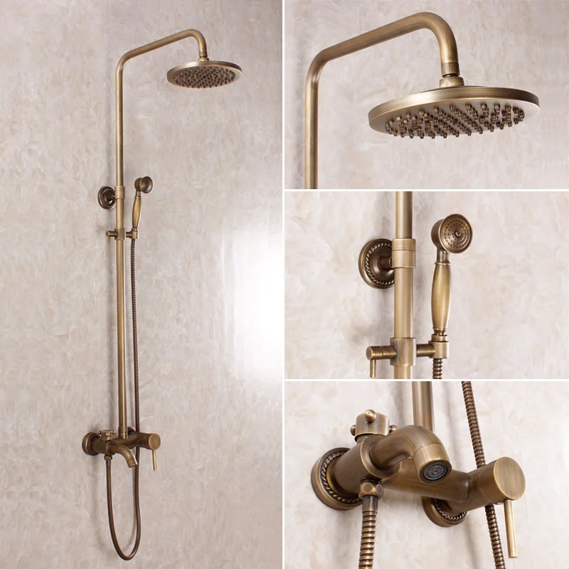 Античный набор для душа в ванной с дождевой насадкой старинный лифтом|bathroom sinks with